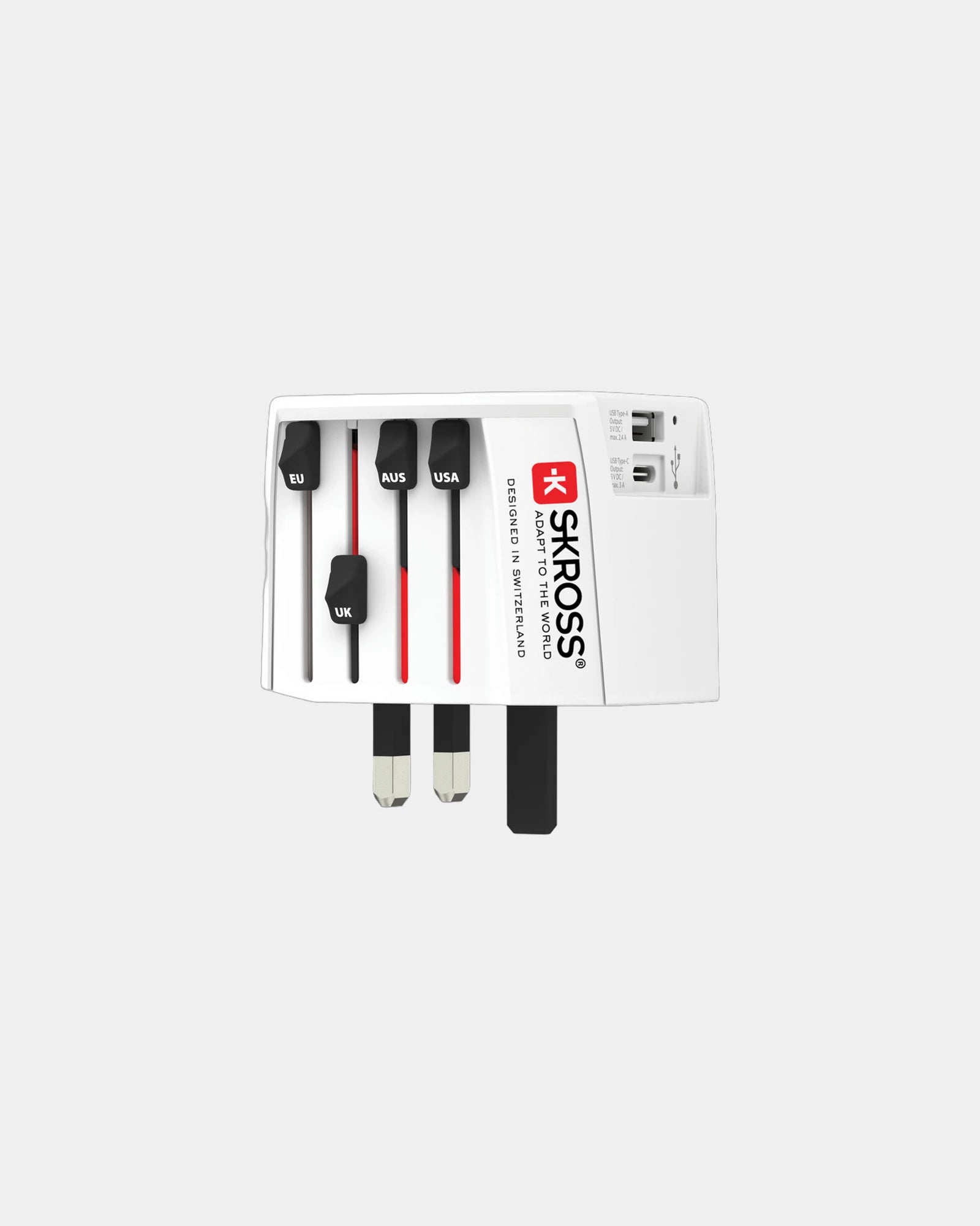 Adaptateur de voyage Skross MUV 2-Pôles à personnaliser - 1